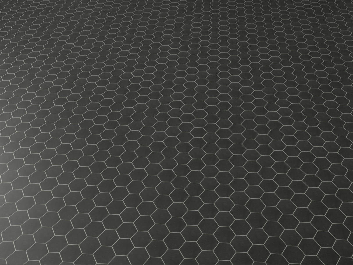 Ashland Black Hexagon 3X3 | Gemini Tile and Marble