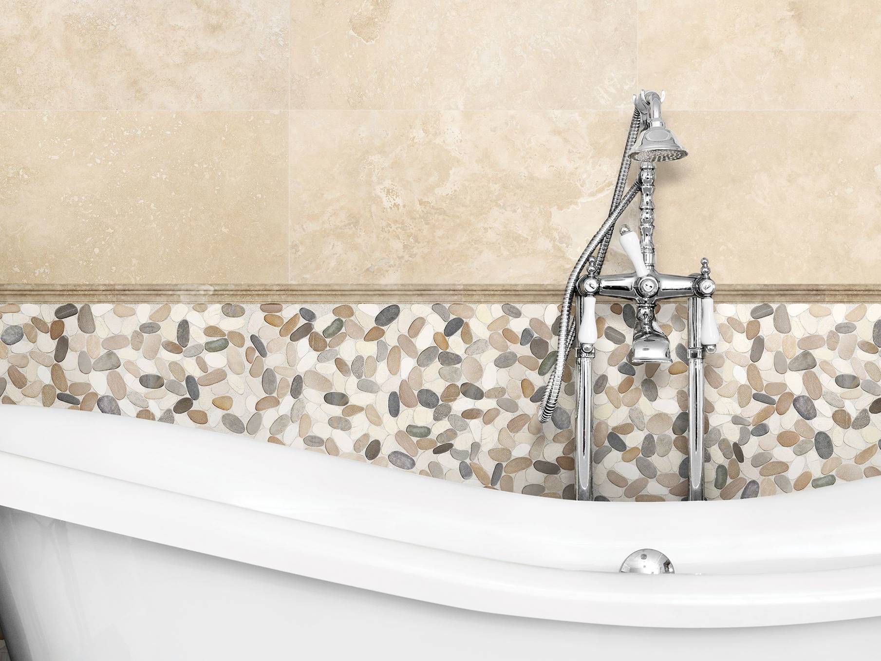 BLISS ZEN PEBBLE MOSAICS | Gemini Tile and Marble