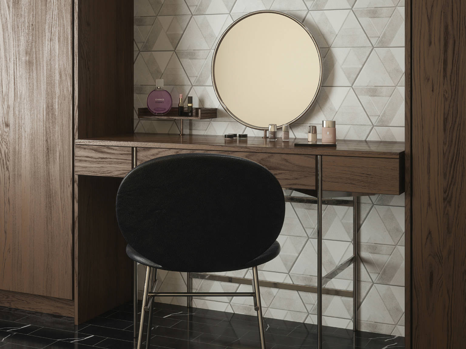 Contour Hex Field Tile | Gemini Tile and Marble