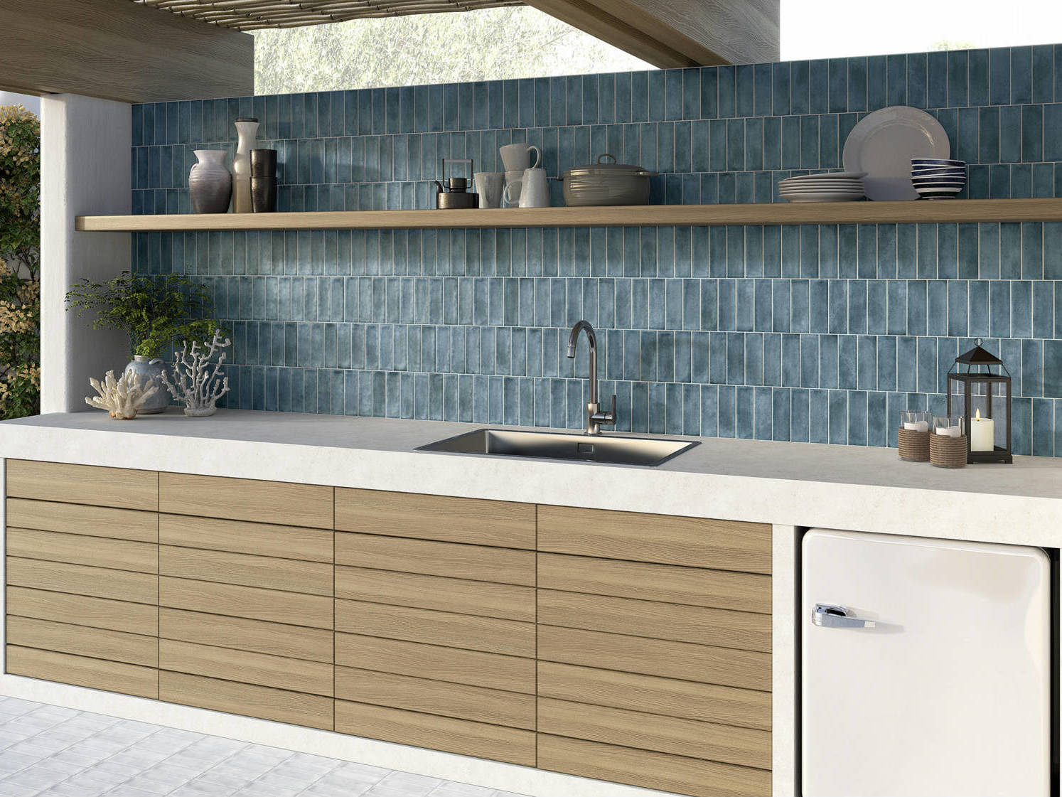 Lisbon 2X6 Blue | Gemini Tile and Marble