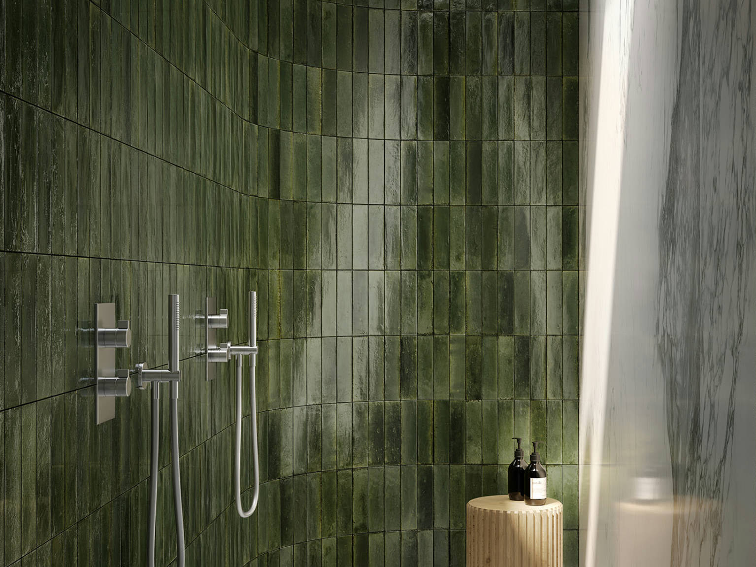 Manhattan Greenwich Green 2x9 0 | Gemini Tile and Marble