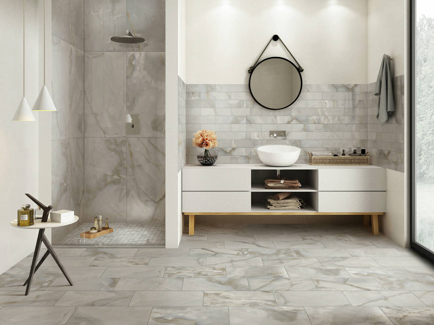 Romance Magical Dark Grey | Gemini Tile and Marble