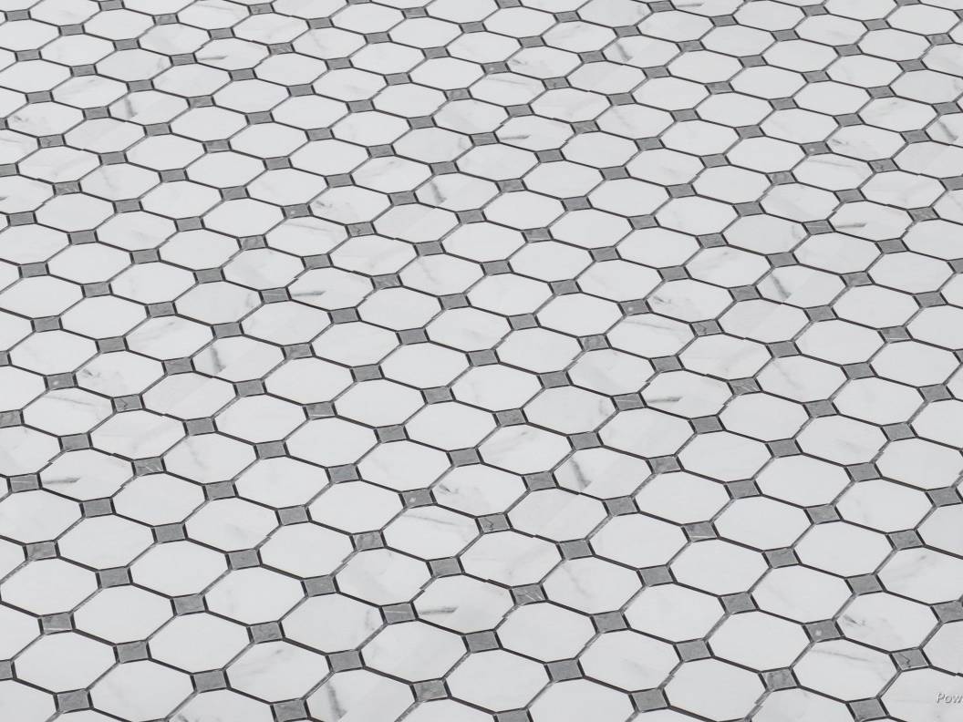 Treasure Statuario Octagon / Dot | Tile Masters