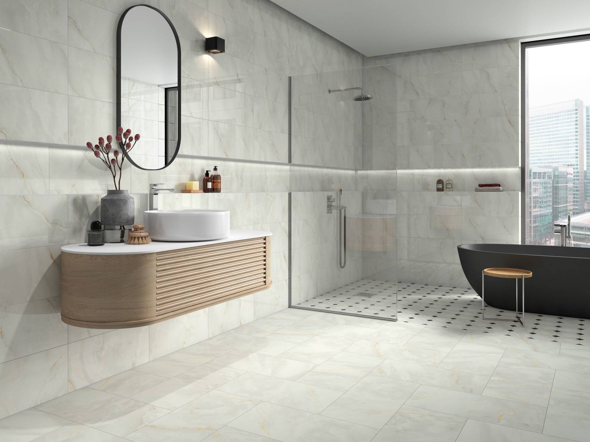 Venezia White 12x24 and 10x30 1 | Tile Masters