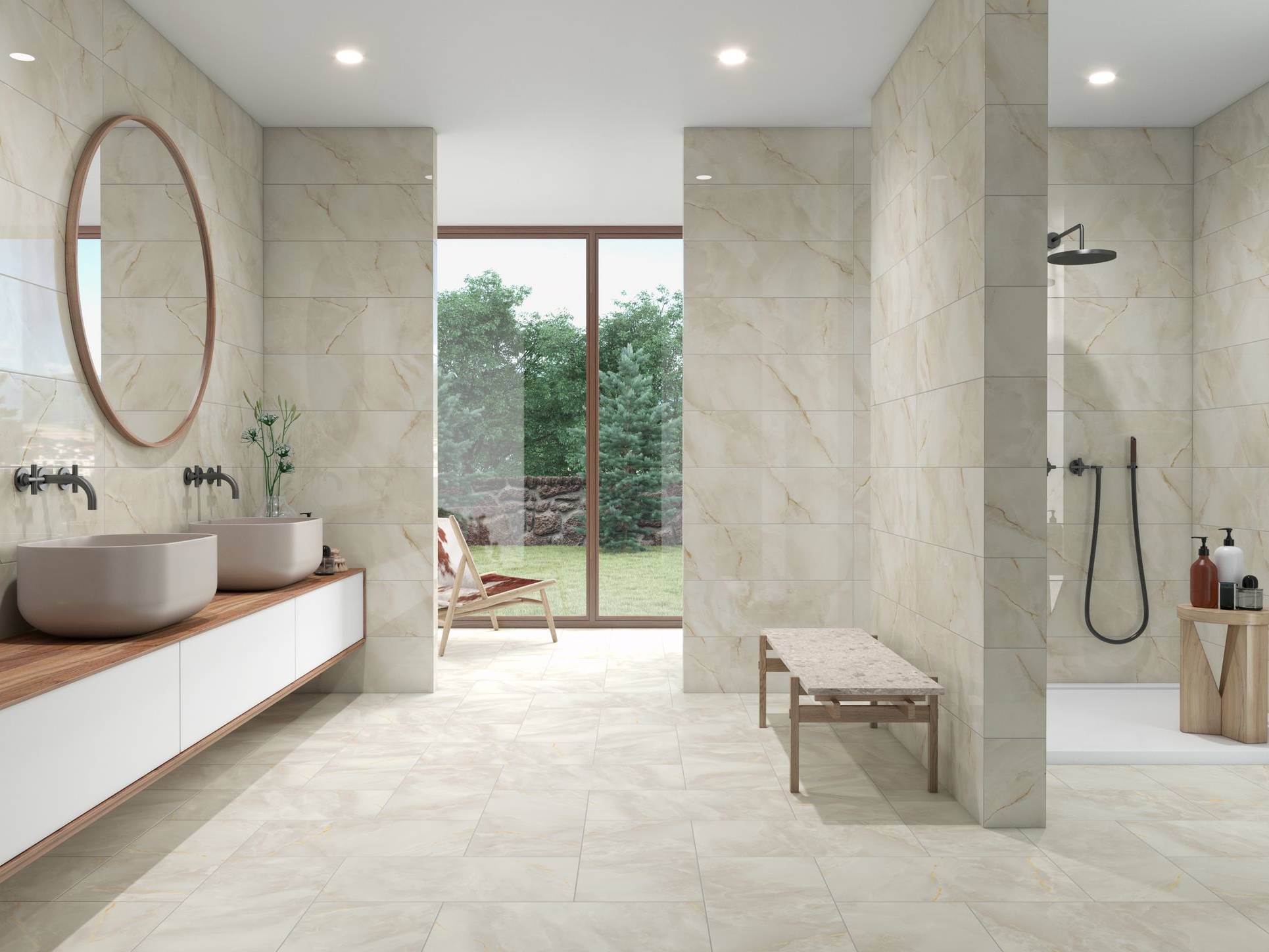 Venezia White 12x24 and 10x30 | Tile Masters