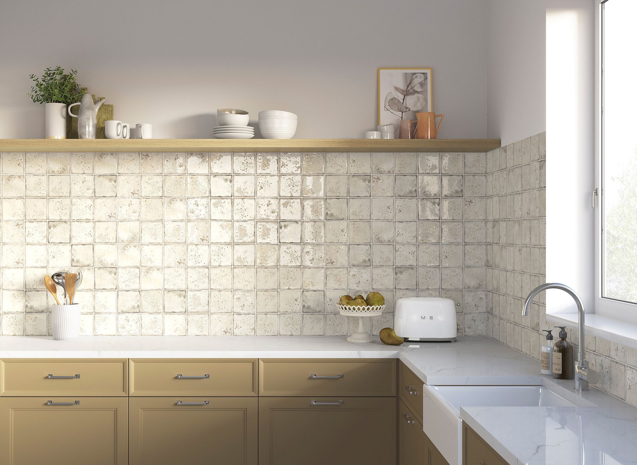 Jamaica Cream 5x5 | Tile Masters