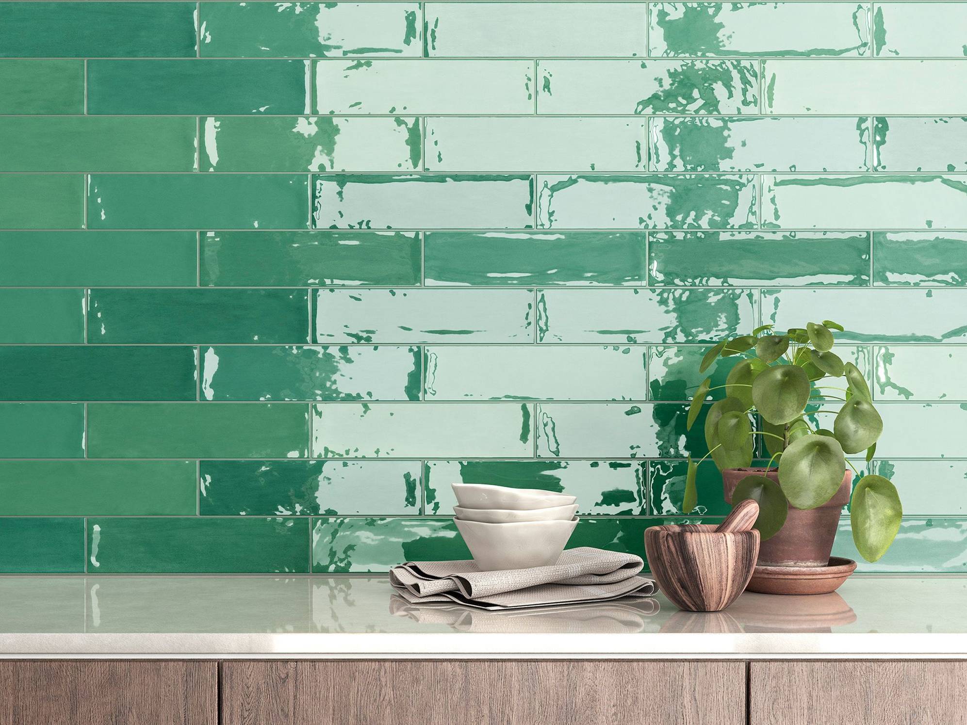 Morocco Green 3x11 | Tile Masters