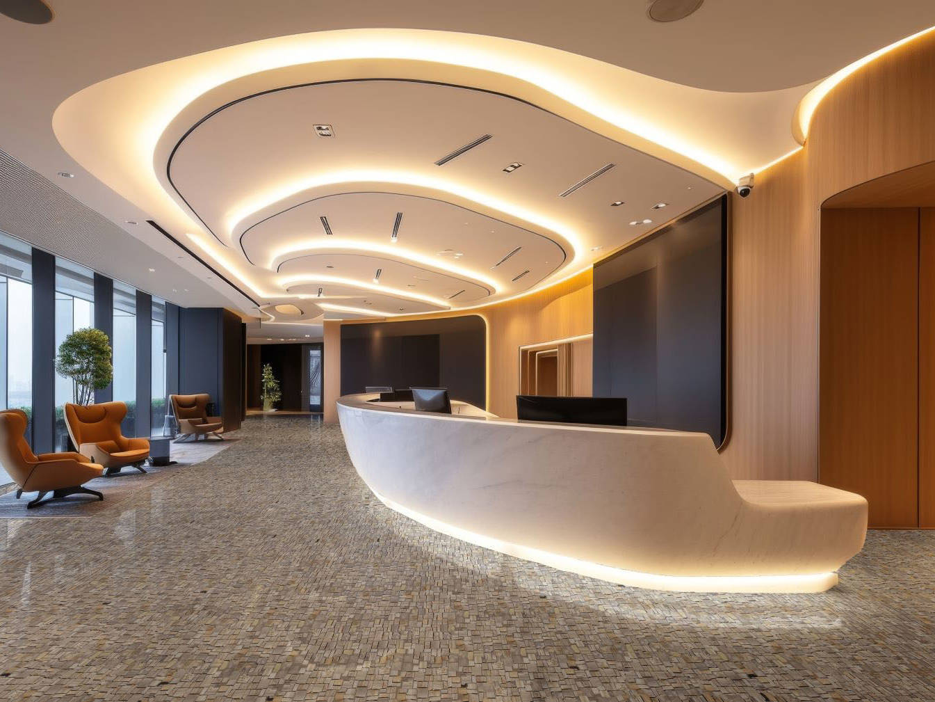 Cubic Fossil Wood Stone  | Tile Masters