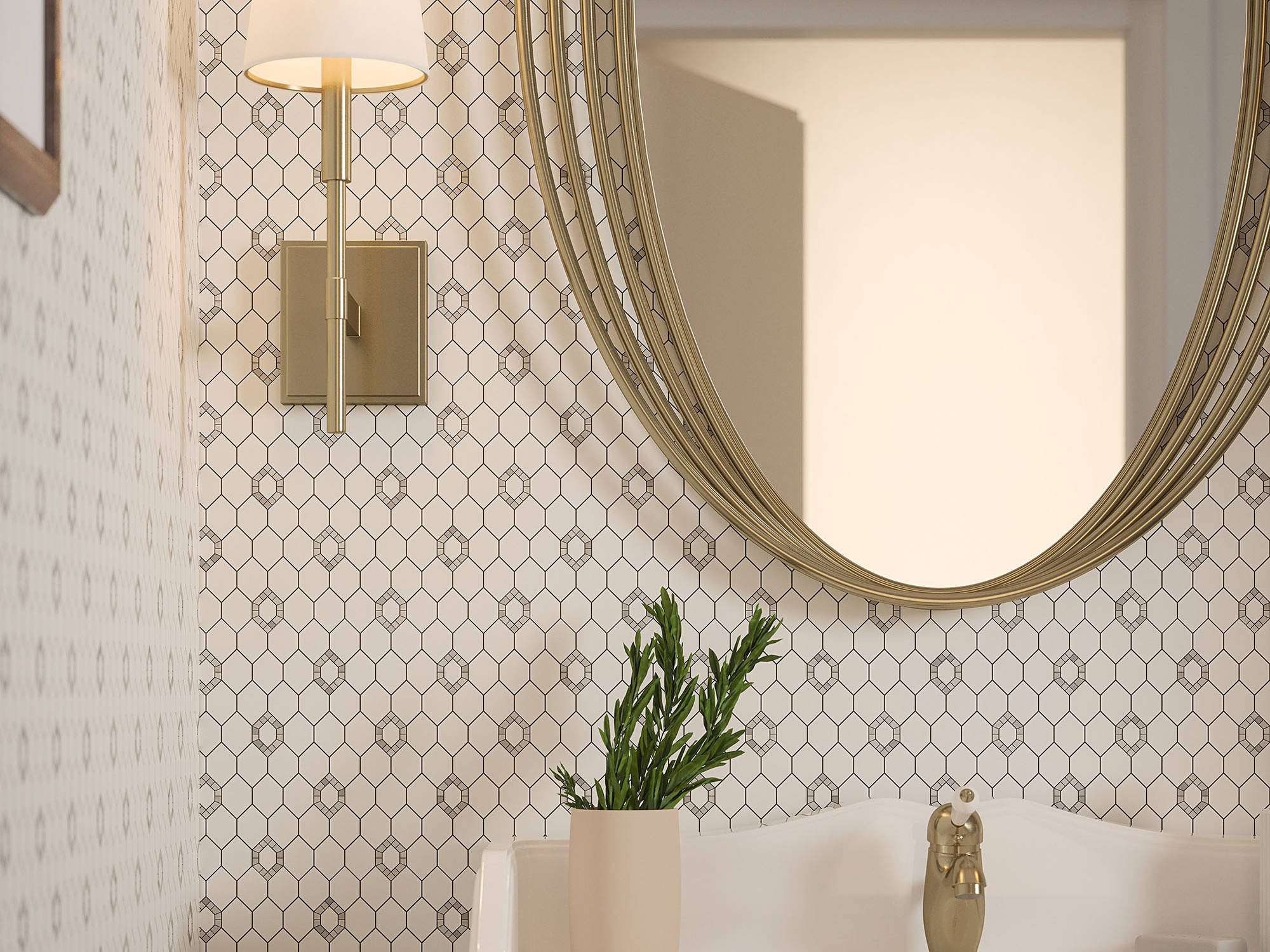 Daffodil Grey Mosaic | Tile Masters