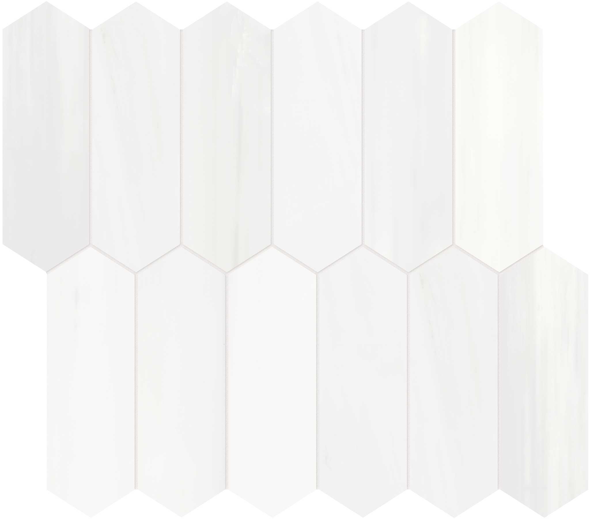 Cosmo Lumino 2x6 Picket Mosaic | Tile Masters
