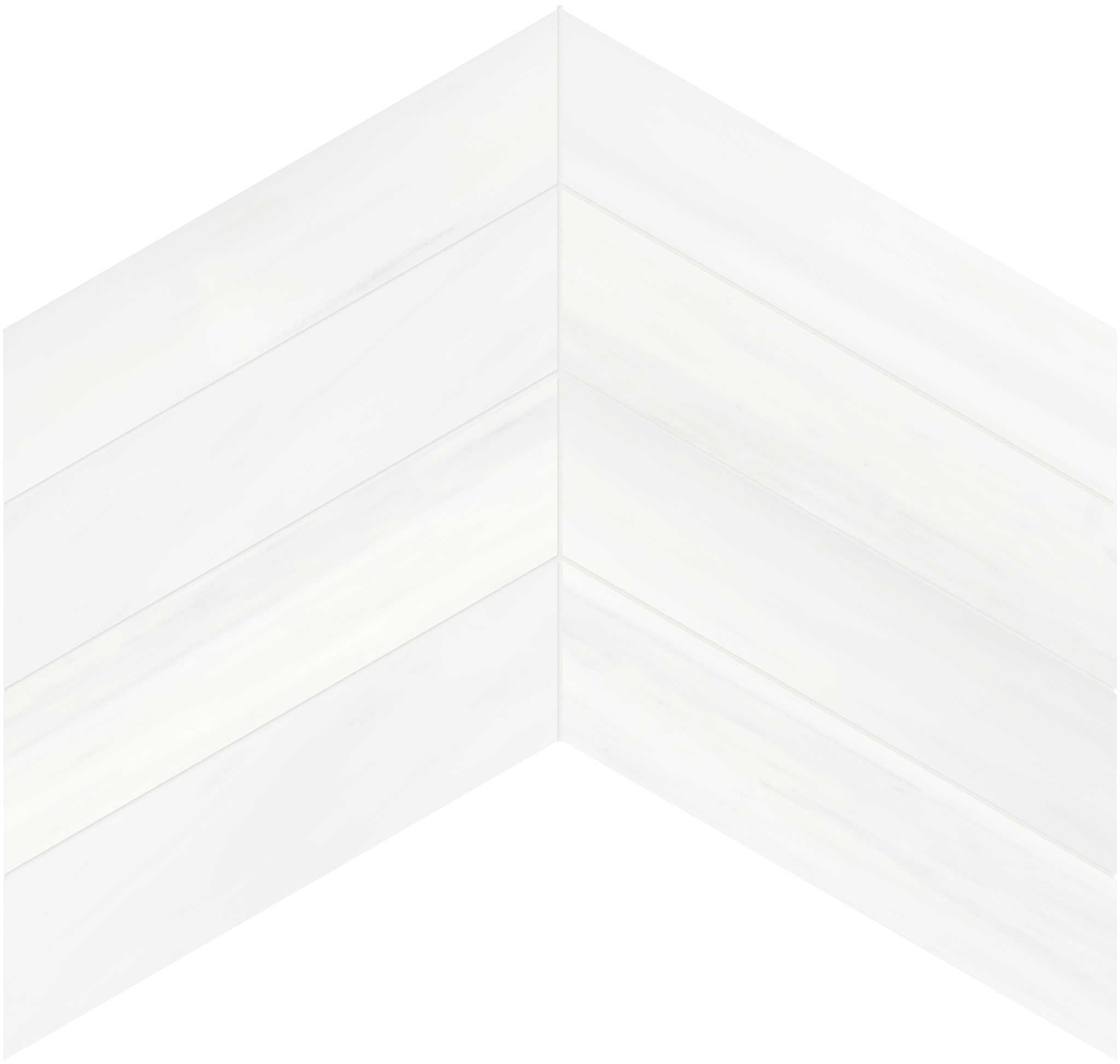 Cosmo Lumino 2x8.5 Chevron Mosaic | Tile Masters