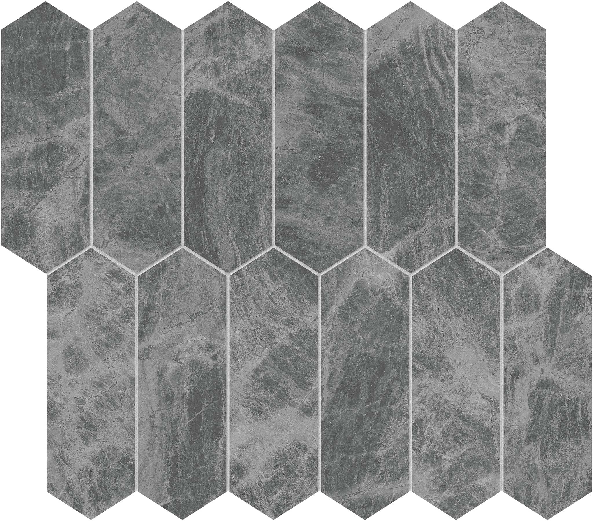 Gemma Mystique 2x6 Picket Mosaic | Tile Masters