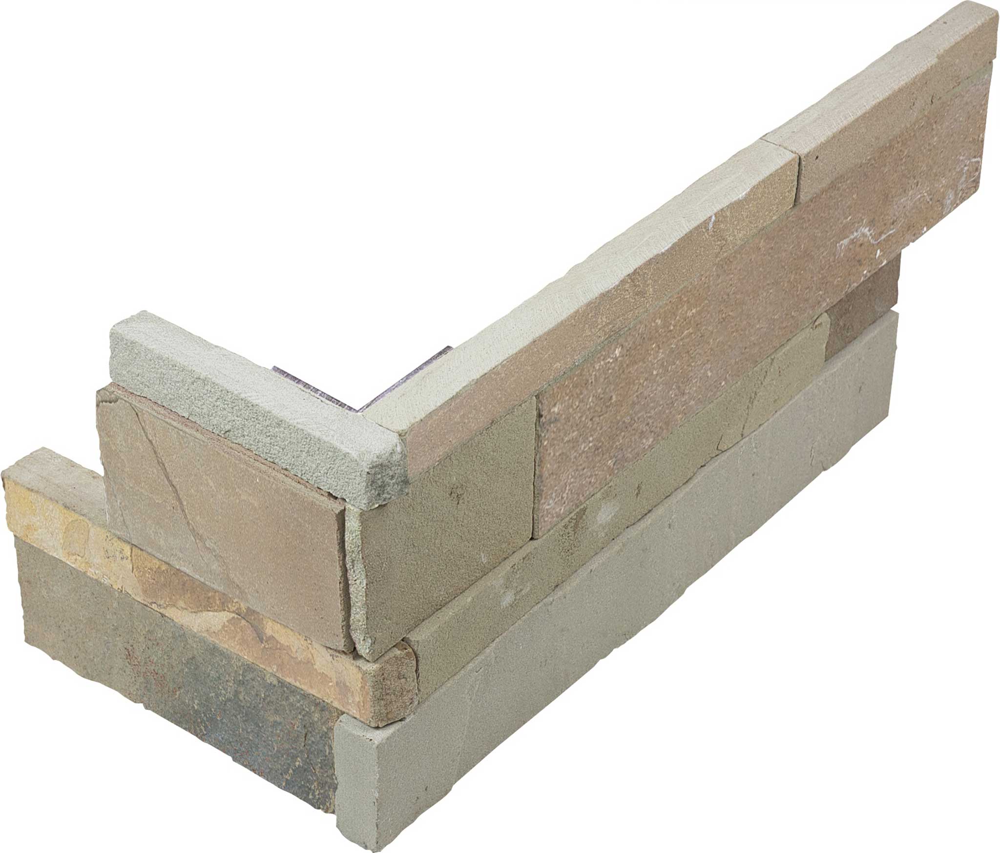 Ledger Stone 6x18 Assembled Corner | Tile Masters