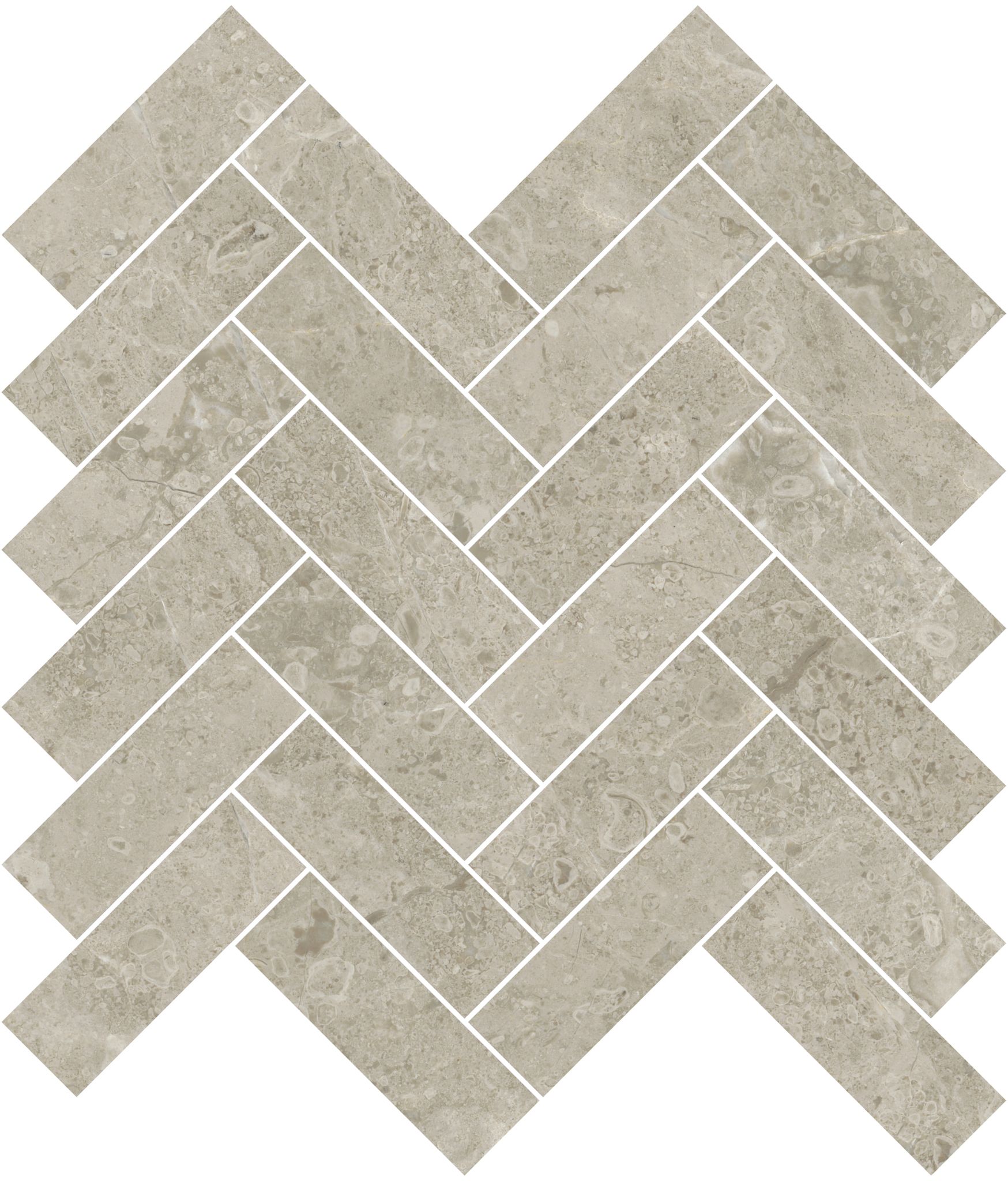 Ritz Gray 1.25x4 Herringbone Mosaic | Tile Masters
