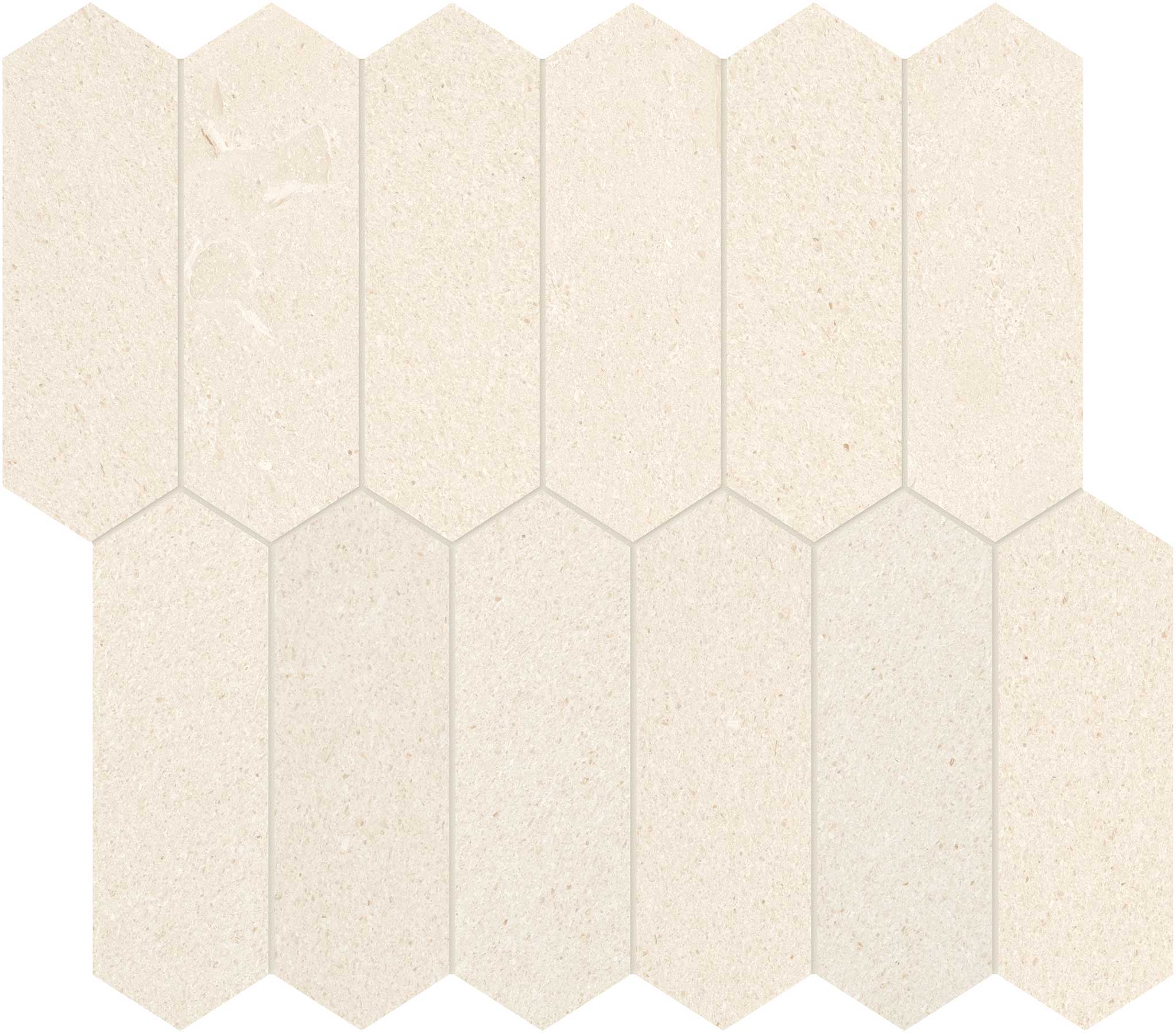 Serene Ivory 2x6 Picket Mosaic | Tile Masters