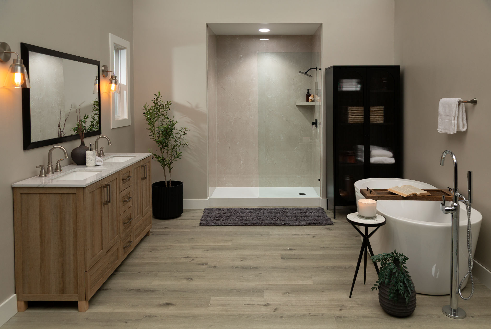 Drift Sand Gloss Shower Wall Kit 36x60x94 | Tile Masters
