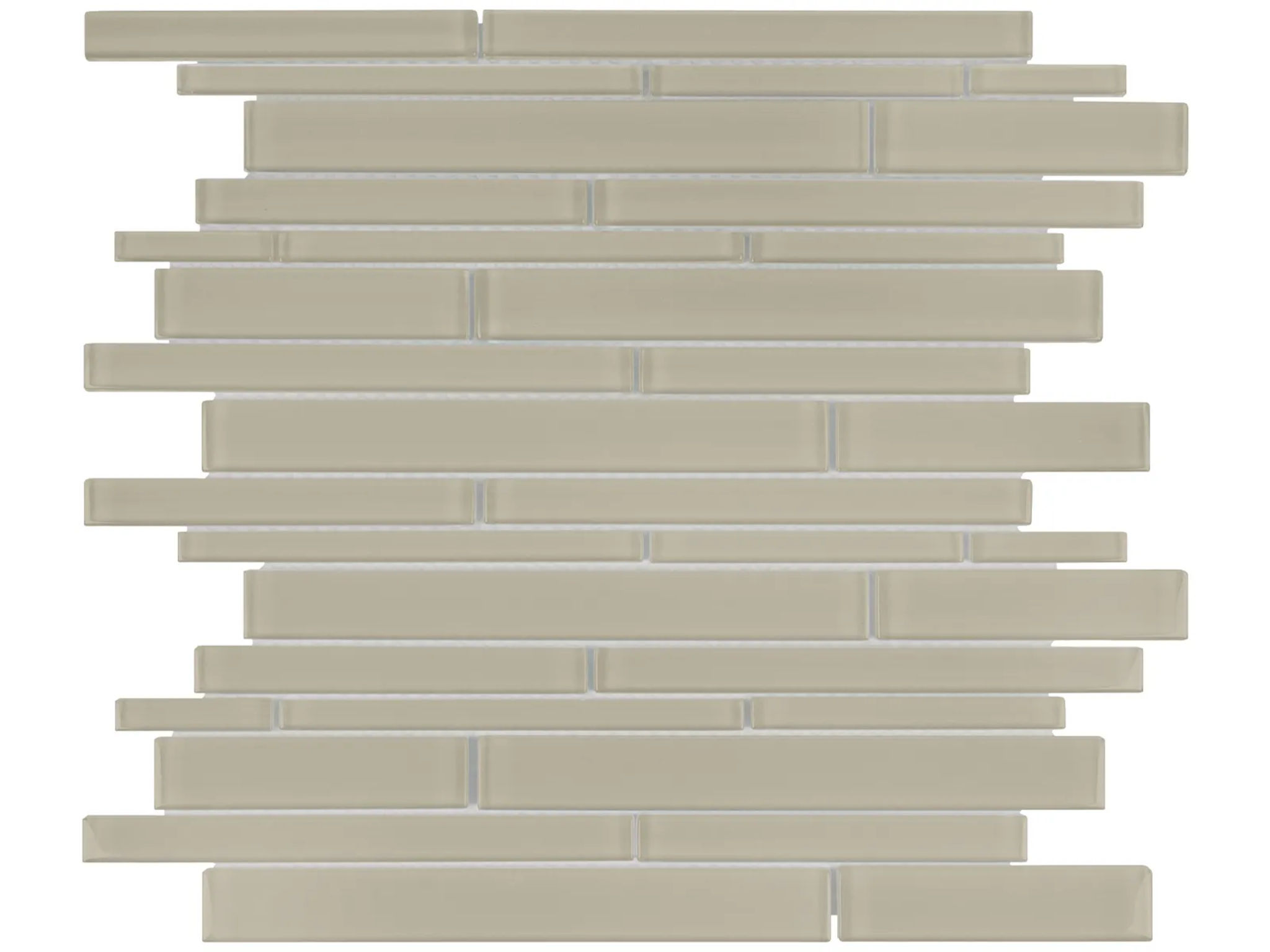Earth Random Strip Mosaic | Tile Masters
