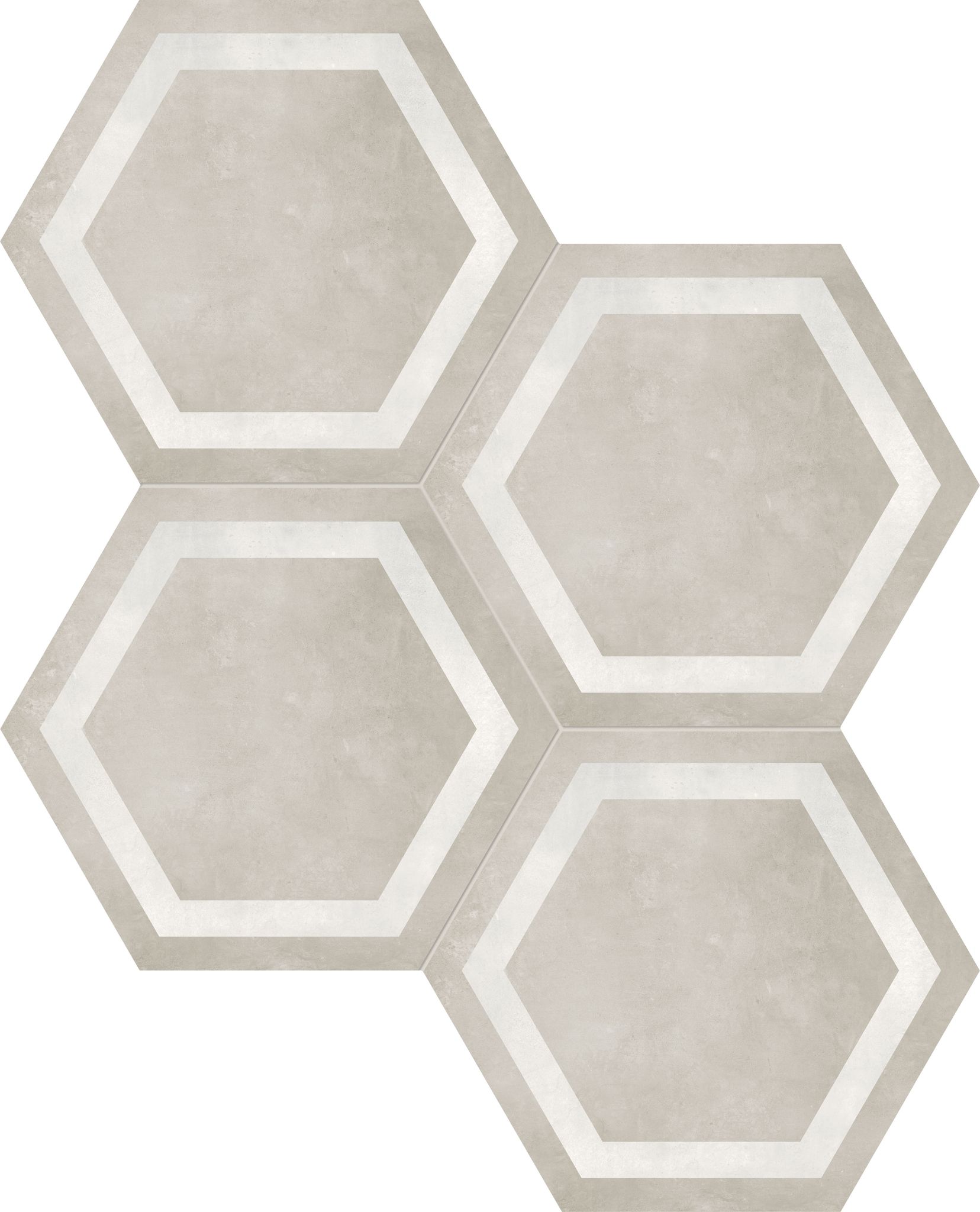 Form 7" Hexagon Frame Sand | Tile Masters