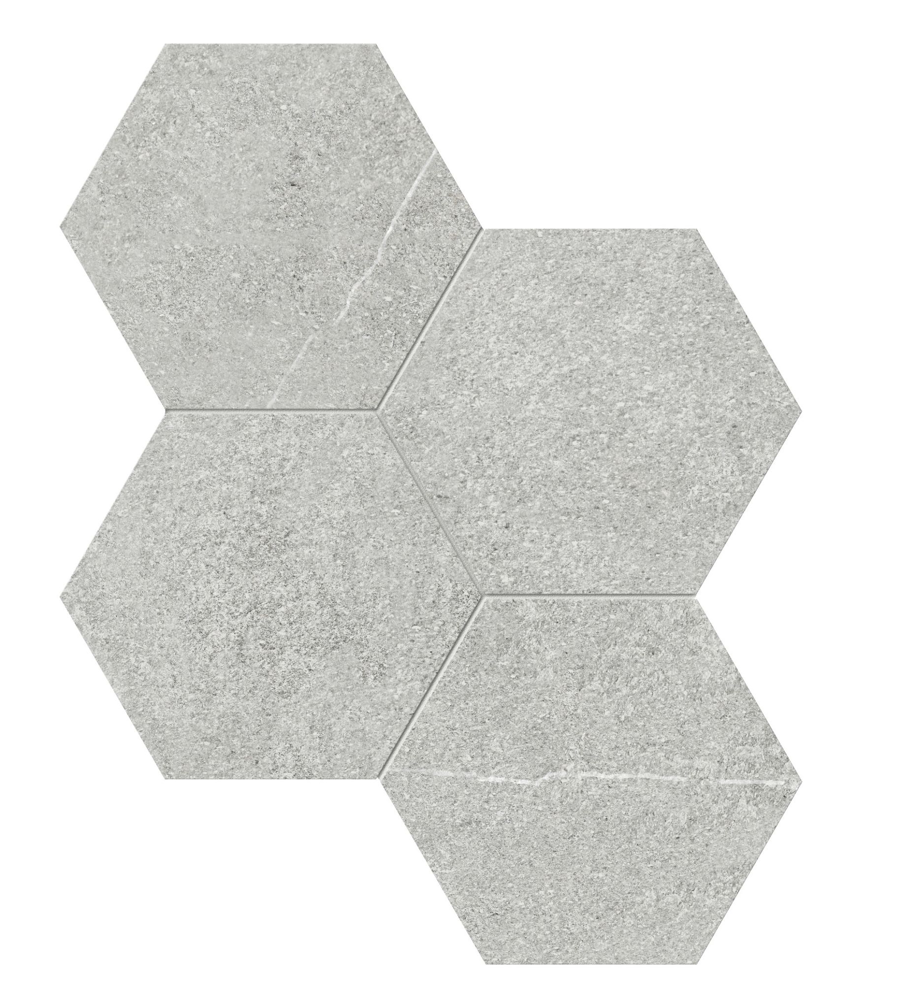 Mjork 6 Hex Ash | Tile Masters