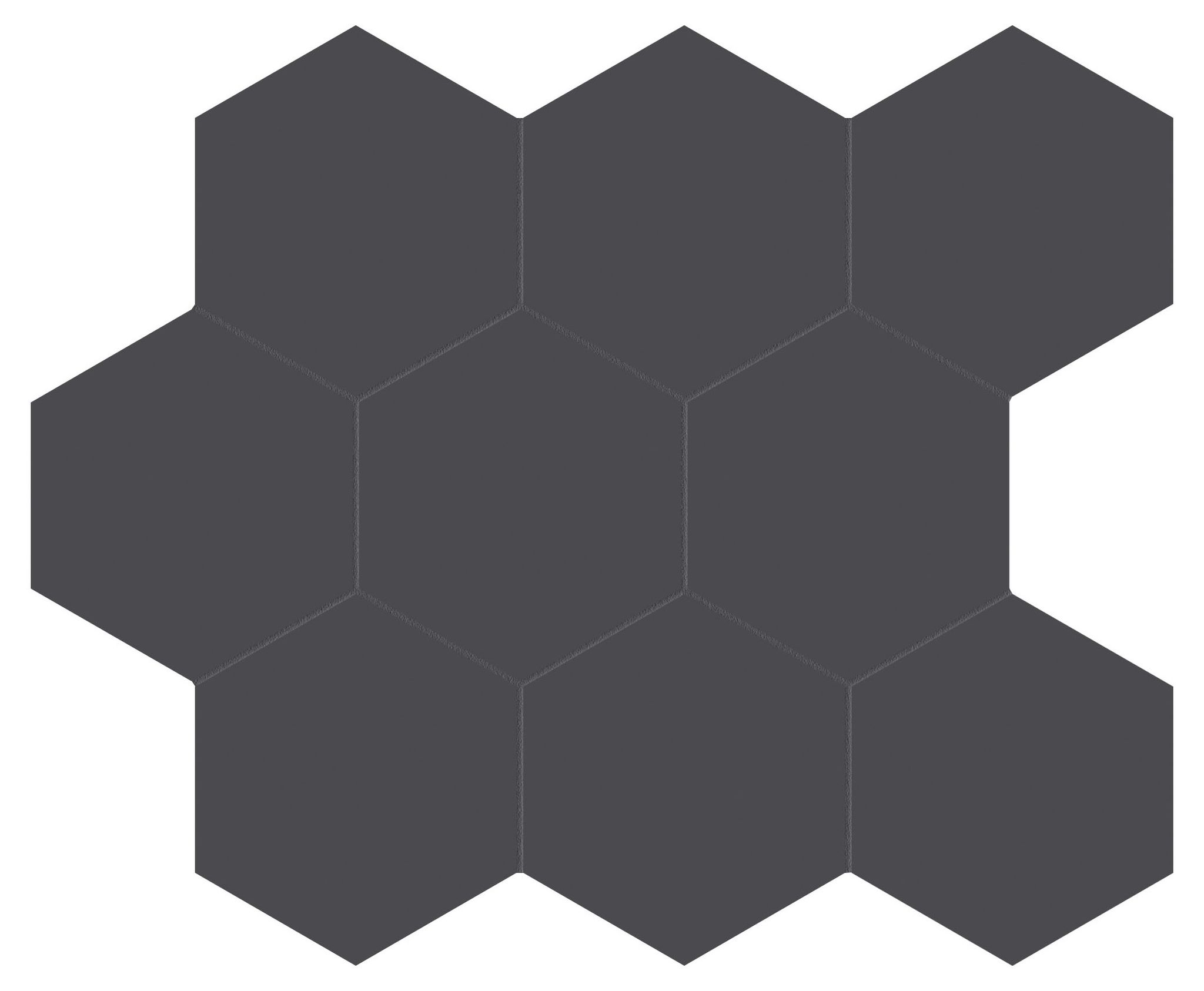 Monoforma 4" Hex Shilhouette Silk | Tile Masters