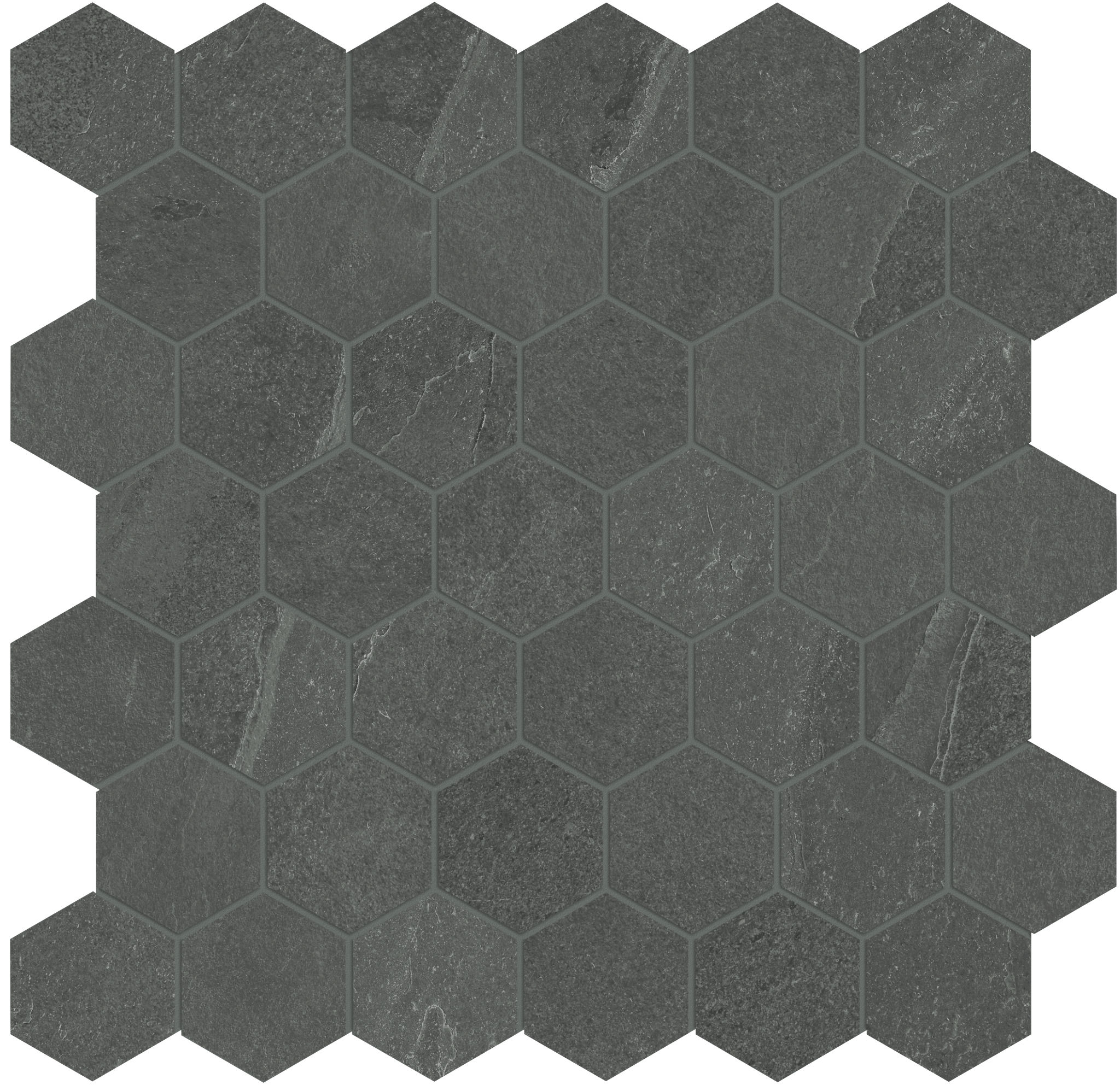 Nord 2 Hex Carbon | Tile Masters