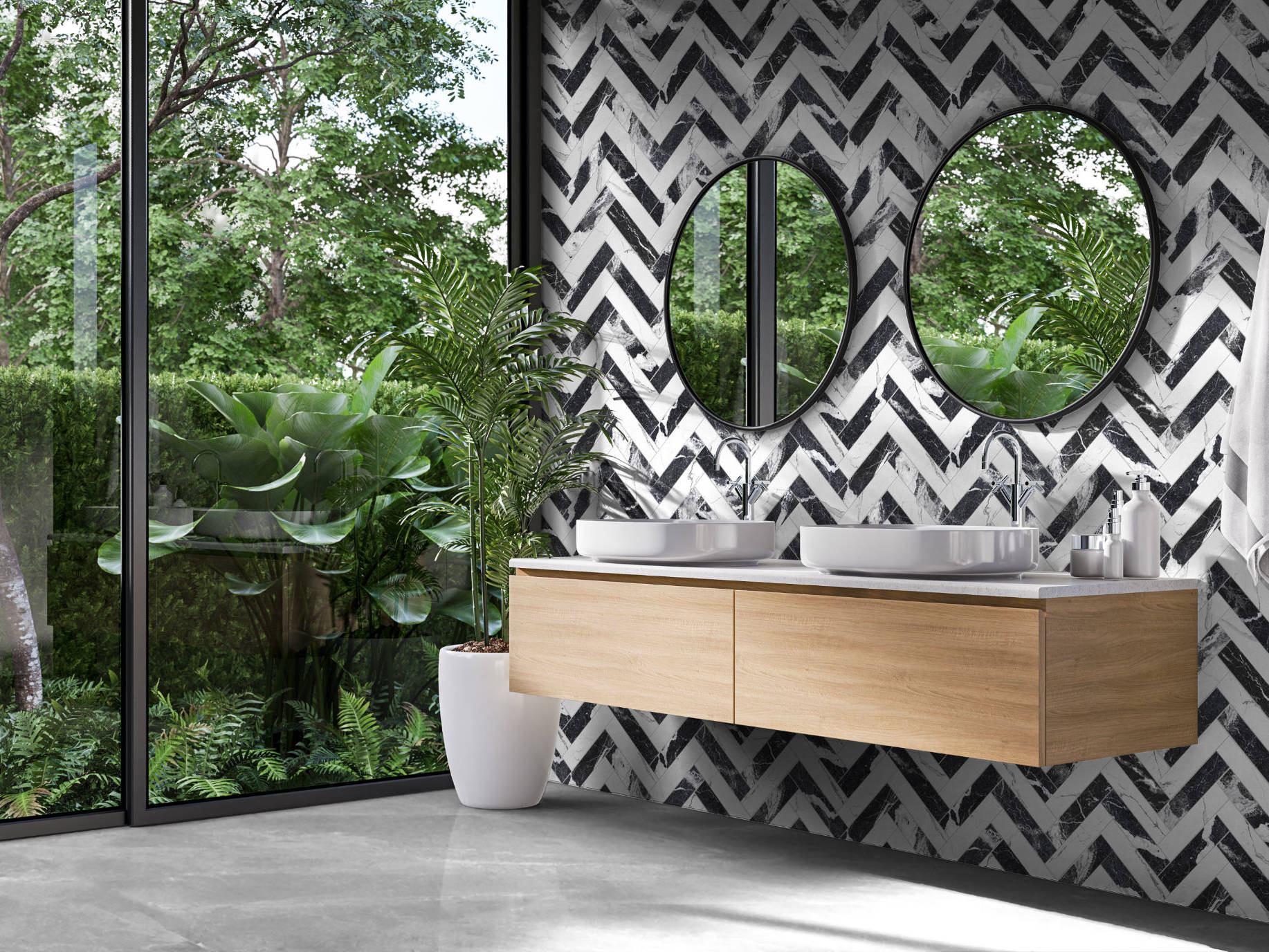 Obsession Nero & Statuario  | Tile Masters