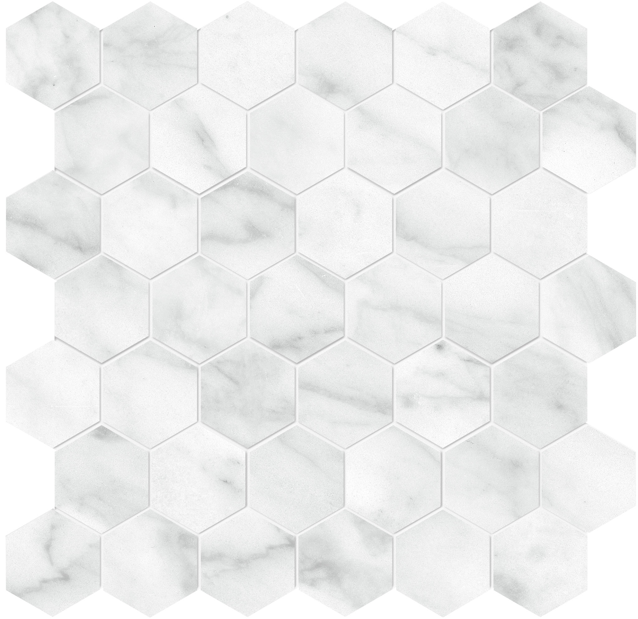 Plata Carrara Abisso 2 Hexagon Polished | Tile Masters