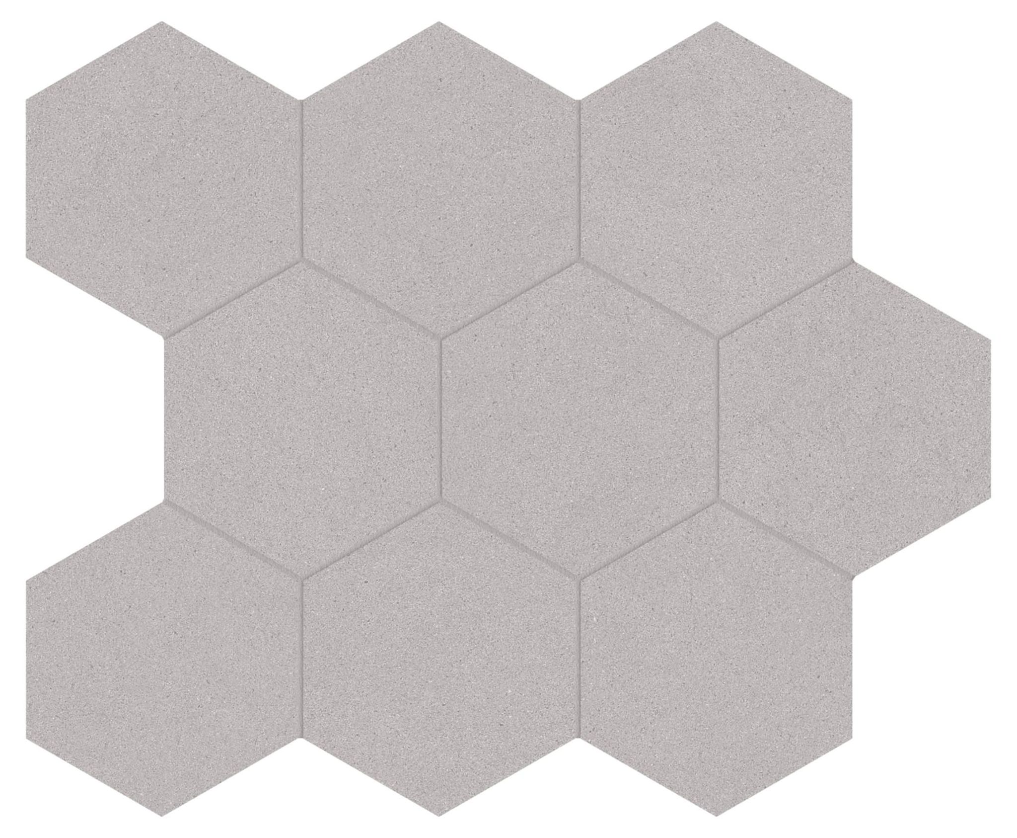 Serena 4" Hex Shale | Tile Masters