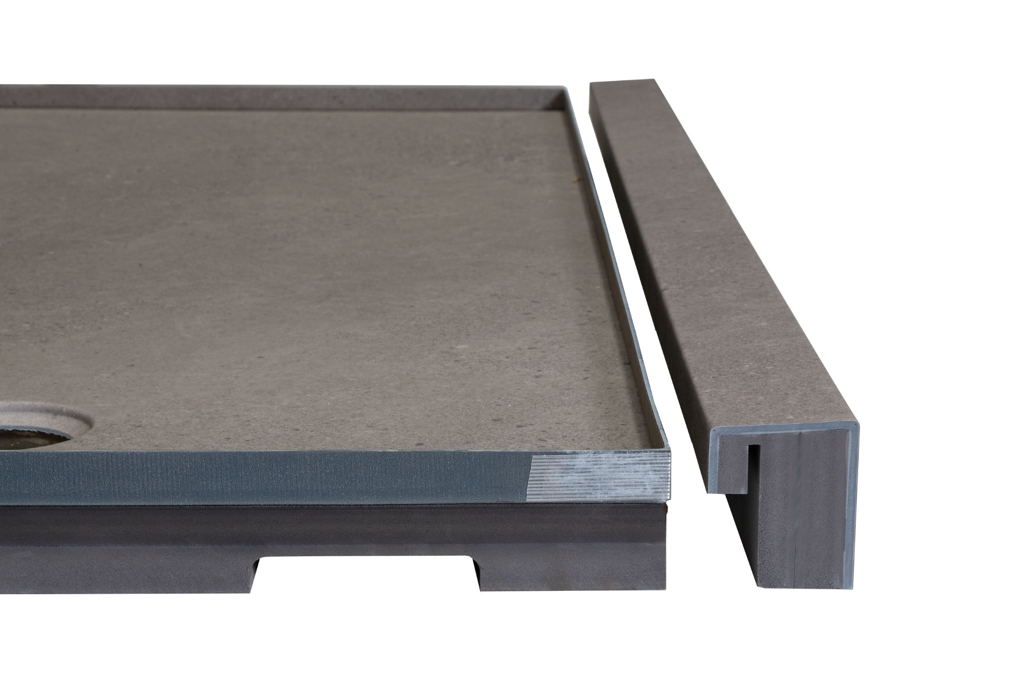 Shower Pan 30x60 Concrete Sand | Tile Masters