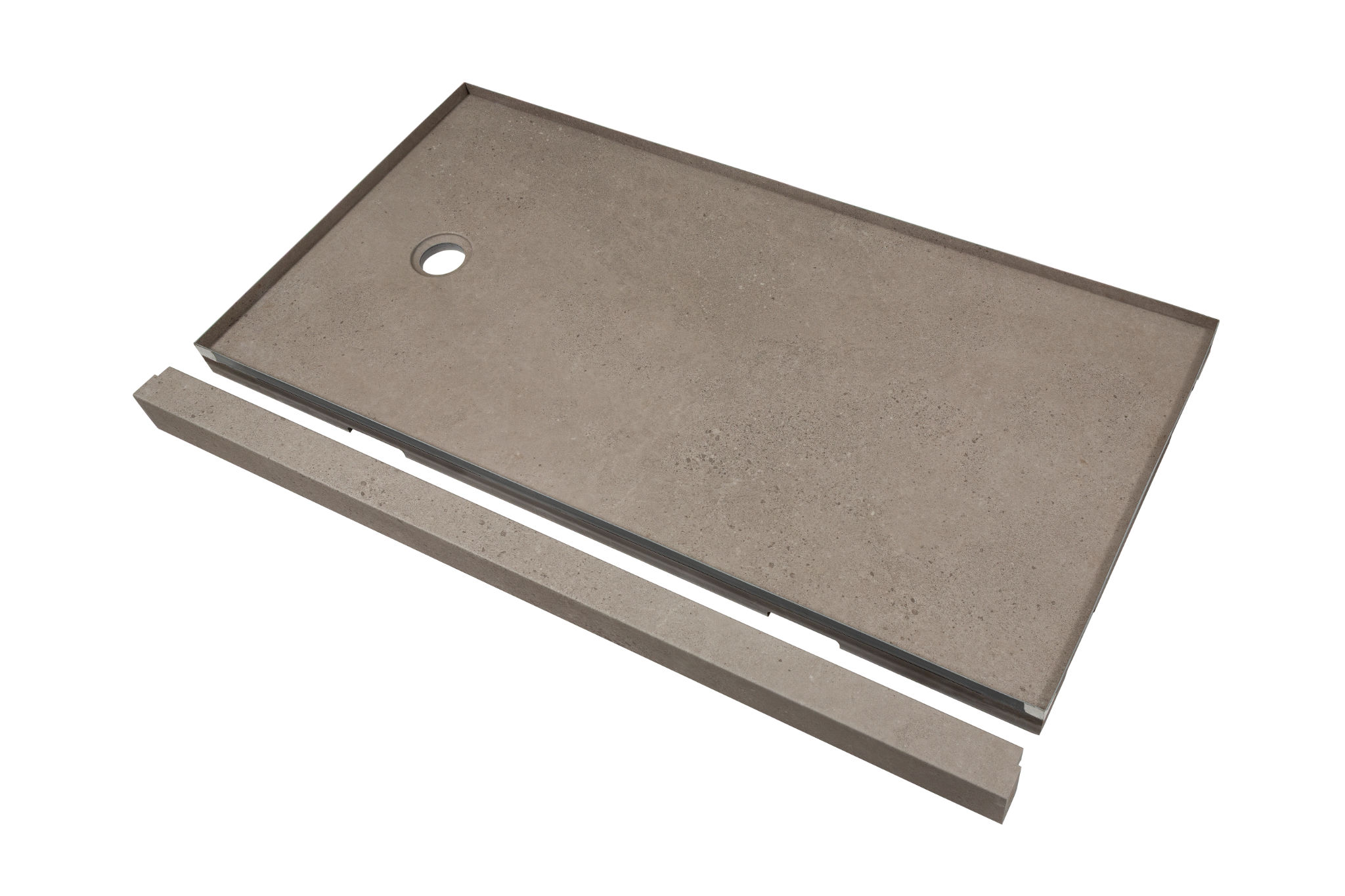 Shower Pan 30x60 Concrete Sand | Tile Masters