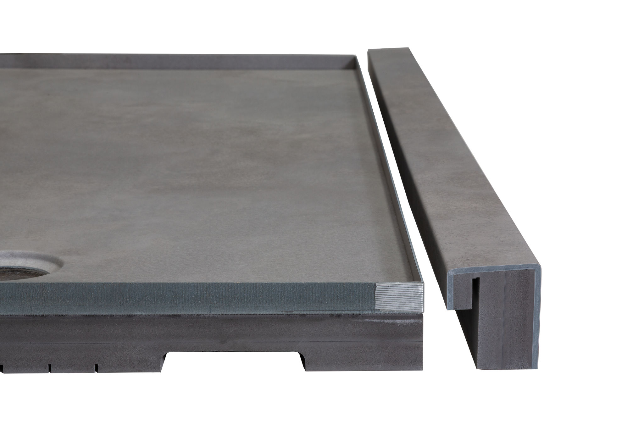 Shower Pan 30x60 Urban Concrete | Tile Masters