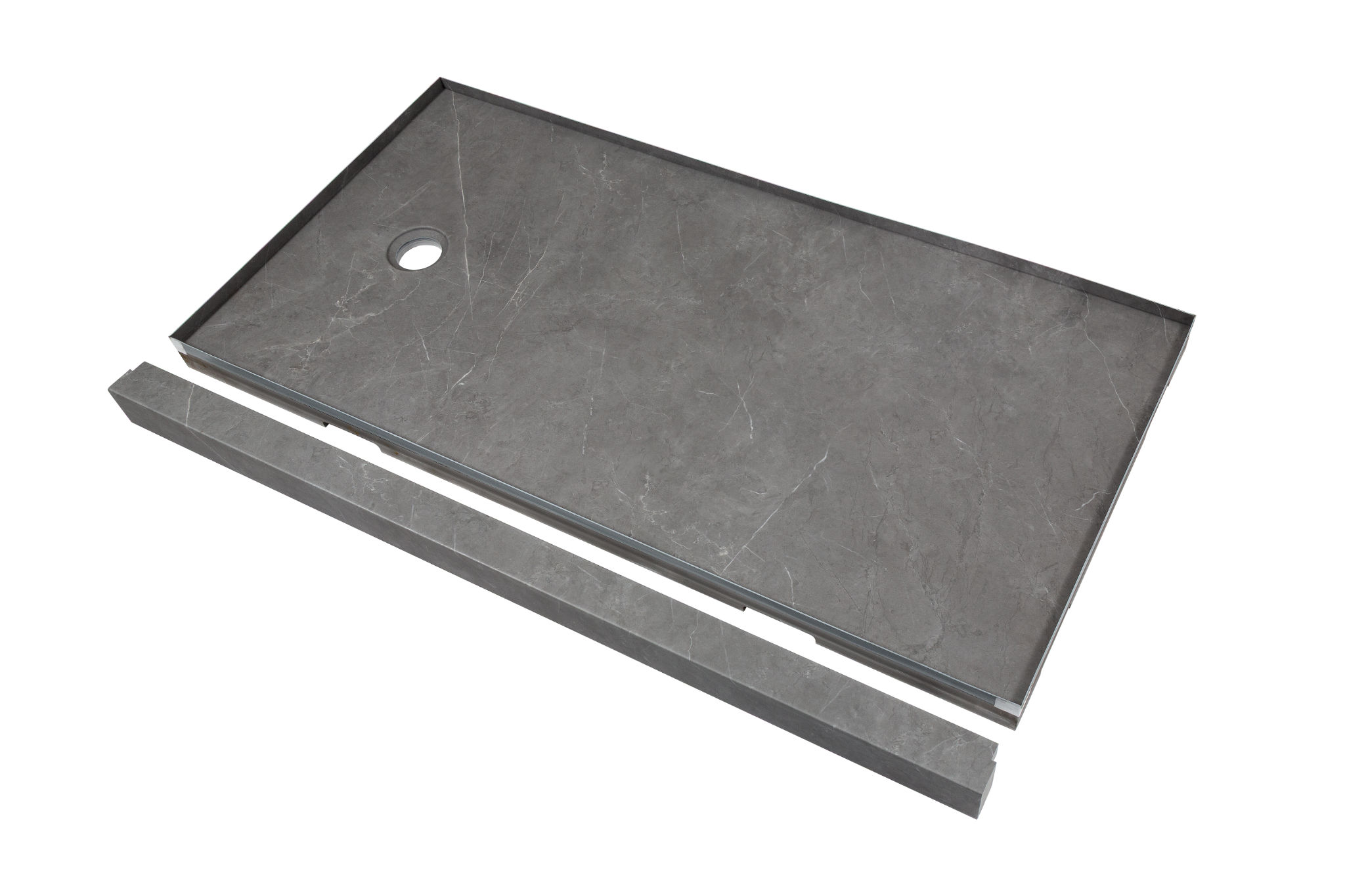 Shower Pan 36x60 Graphite Slate | Tile Masters