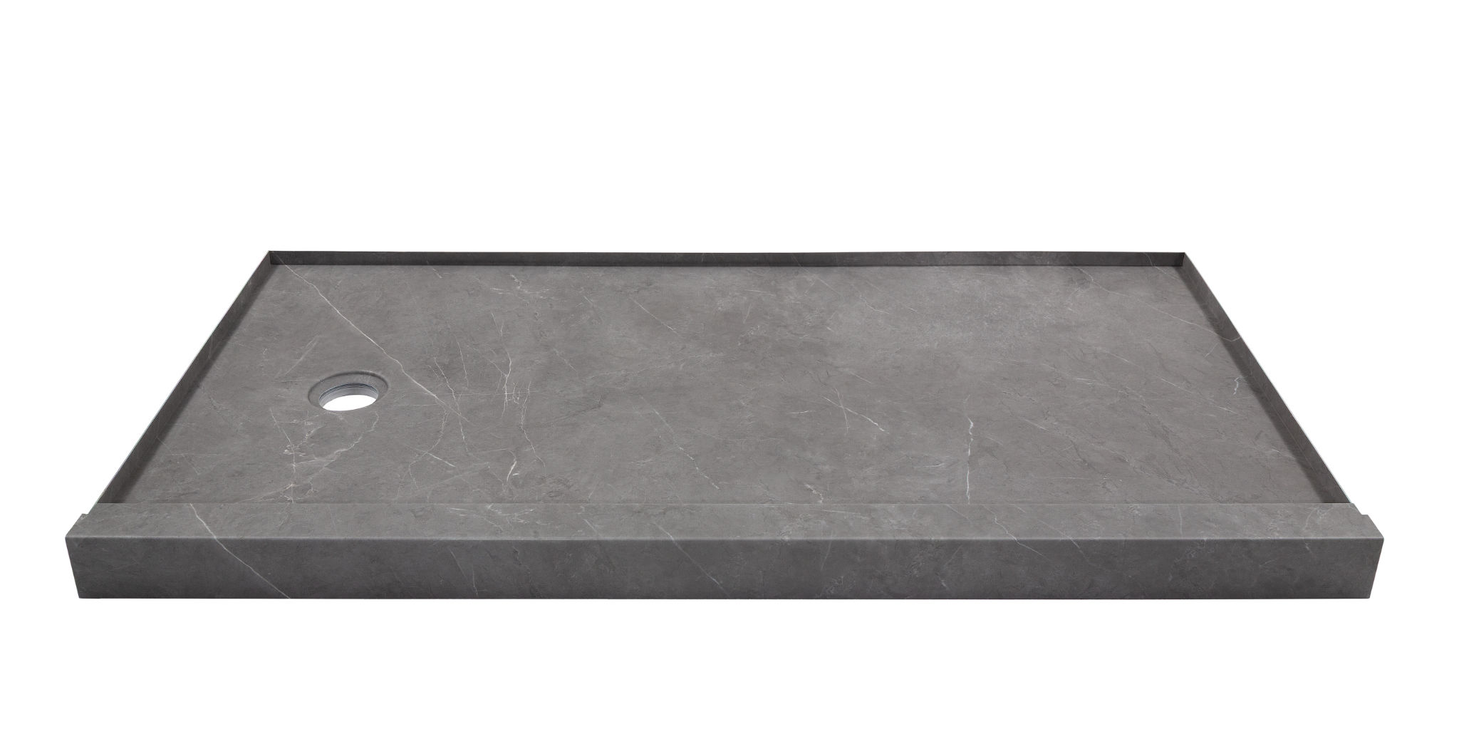 Shower Pan 36x60 Graphite Slate | Tile Masters