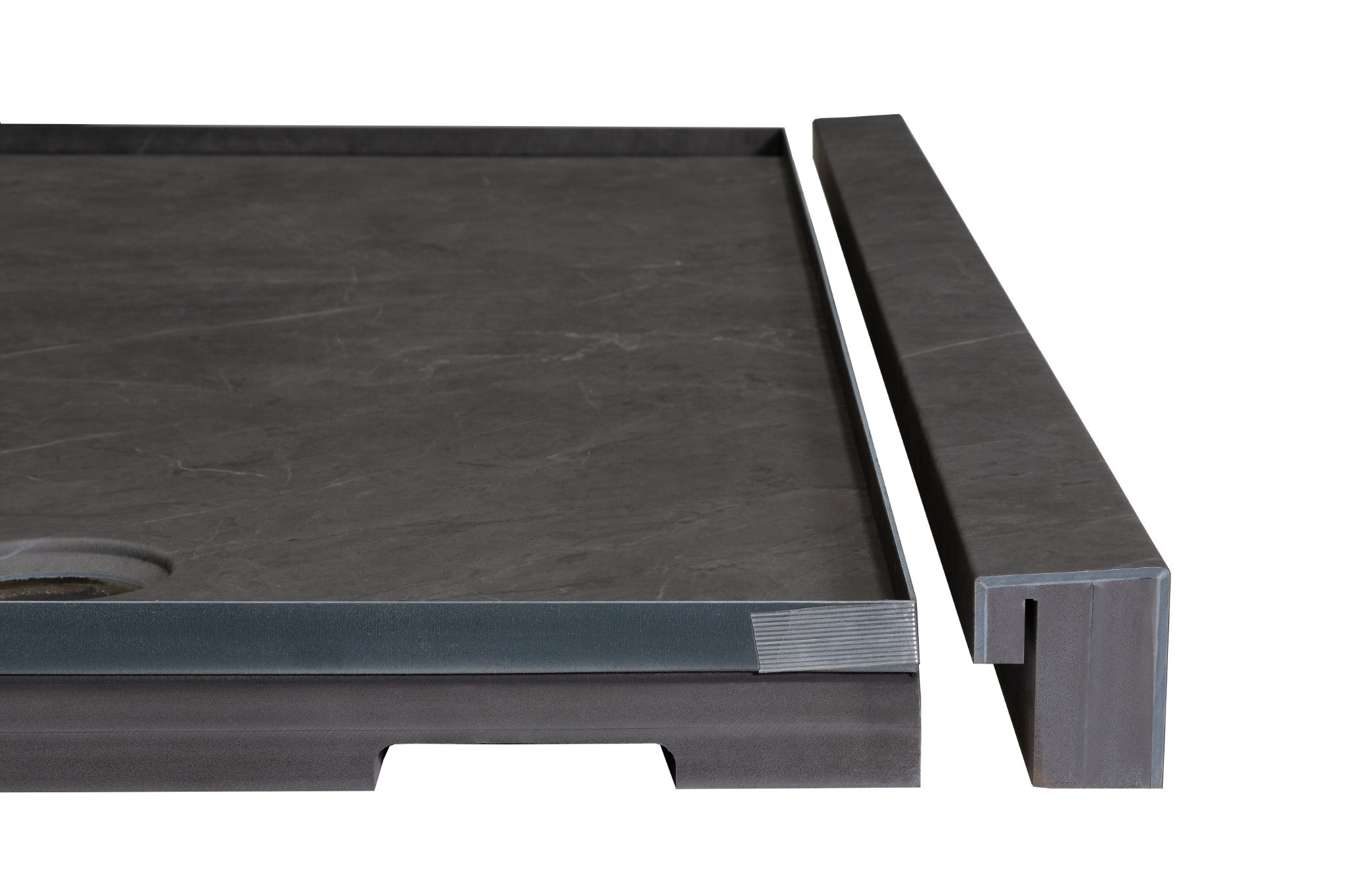 Shower Pan 36x60 Graphite Slate | Tile Masters