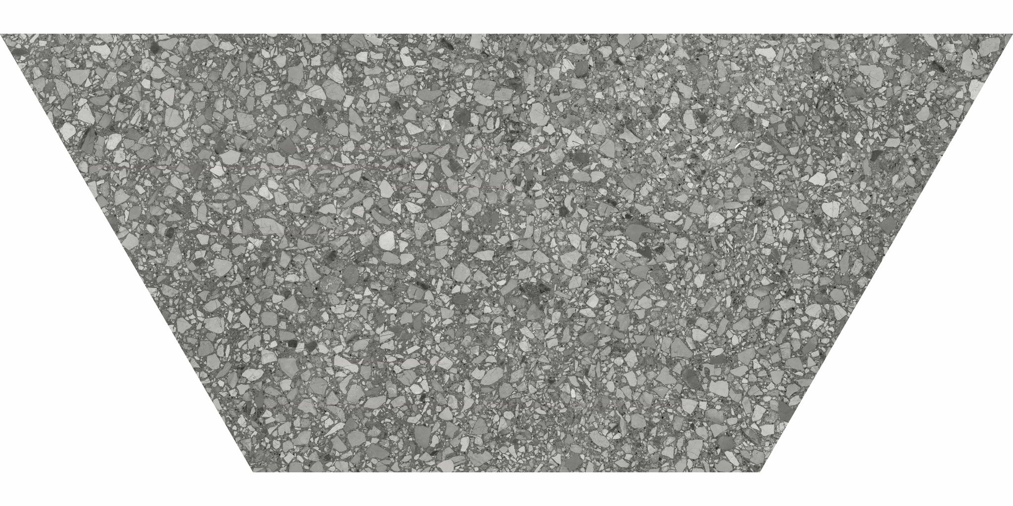 Station 10x24 Shadow Half Hexagon | Tile Masters