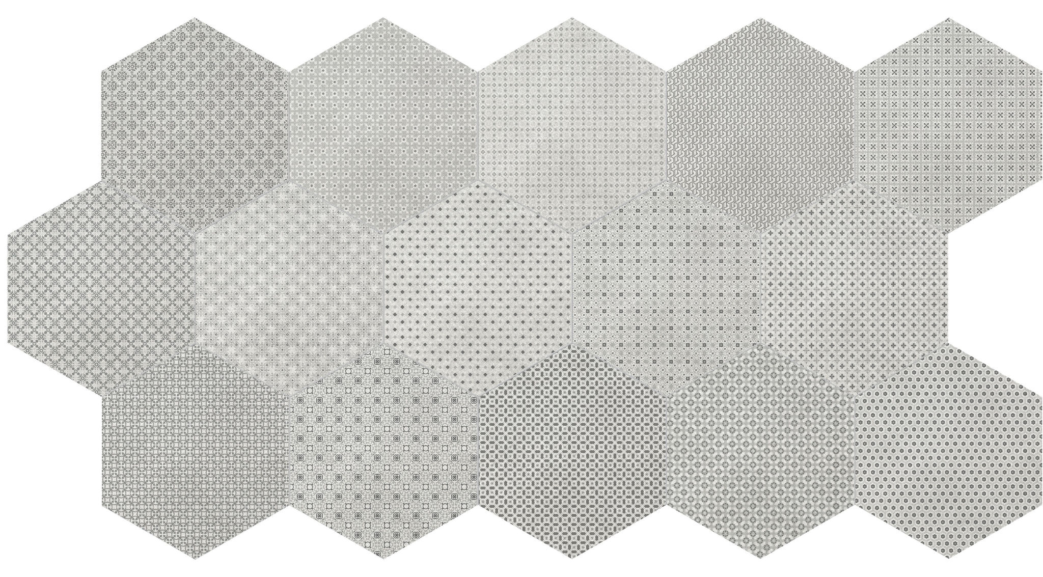Tapestri 8.5 Wool Blend Hexagon | Tile Masters